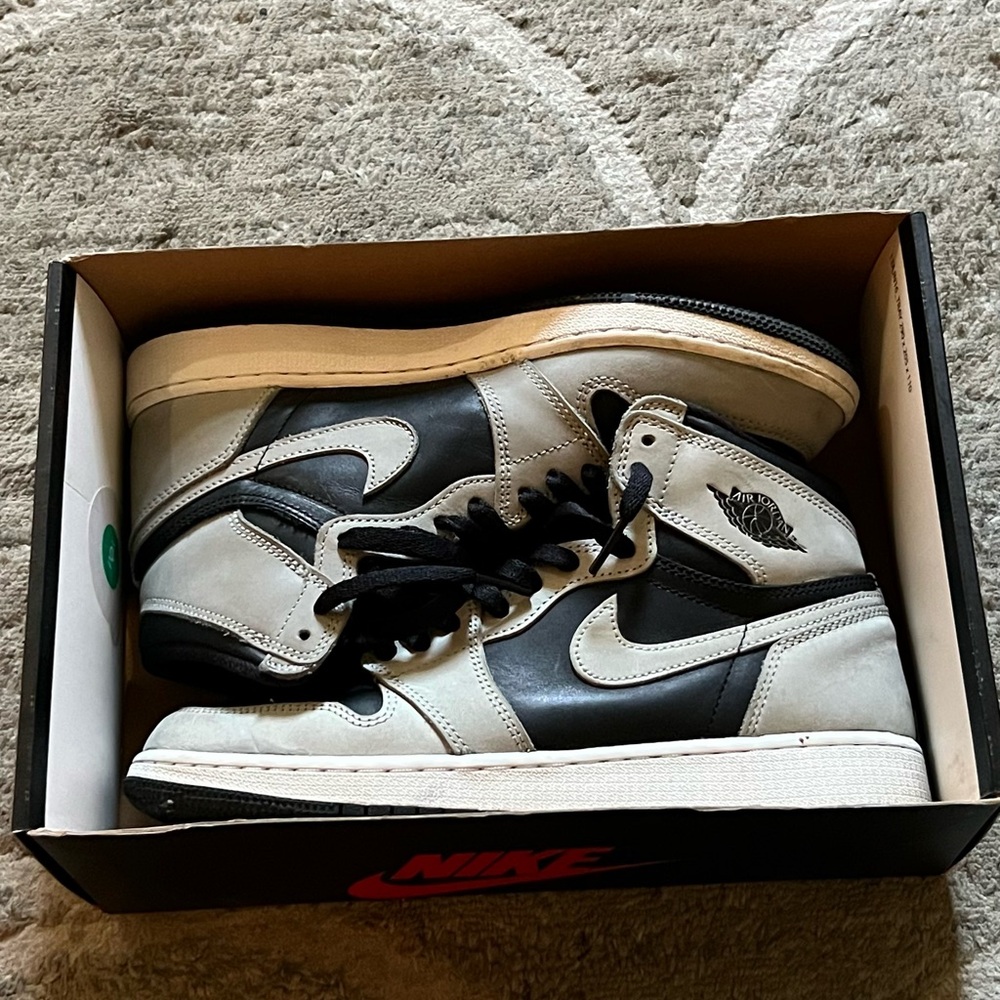 Nike Black and White High-Top Sneakers